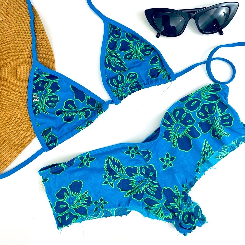 Brazilian bikini Floral 3Pc swimsuit Xs/S